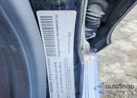 2017 Maserati Ghibli S z USA, uszkodzony, nr VIN ZAM57RTA5H1213277